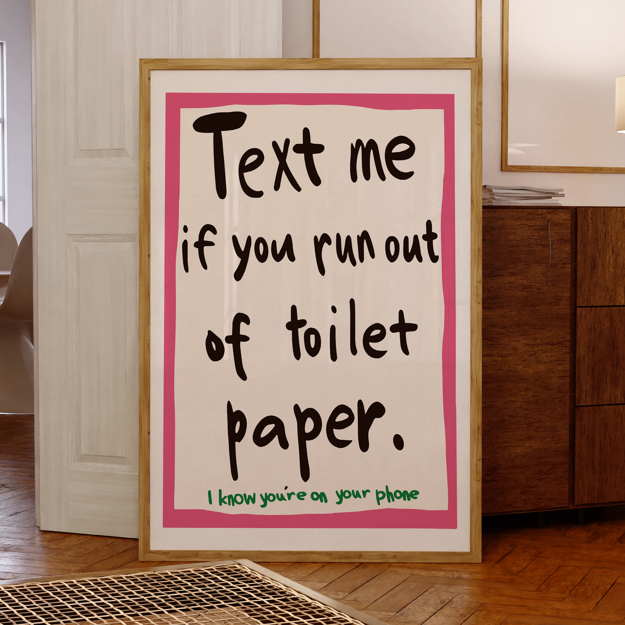 Home Decor Nz - Modern Text Me If You Run