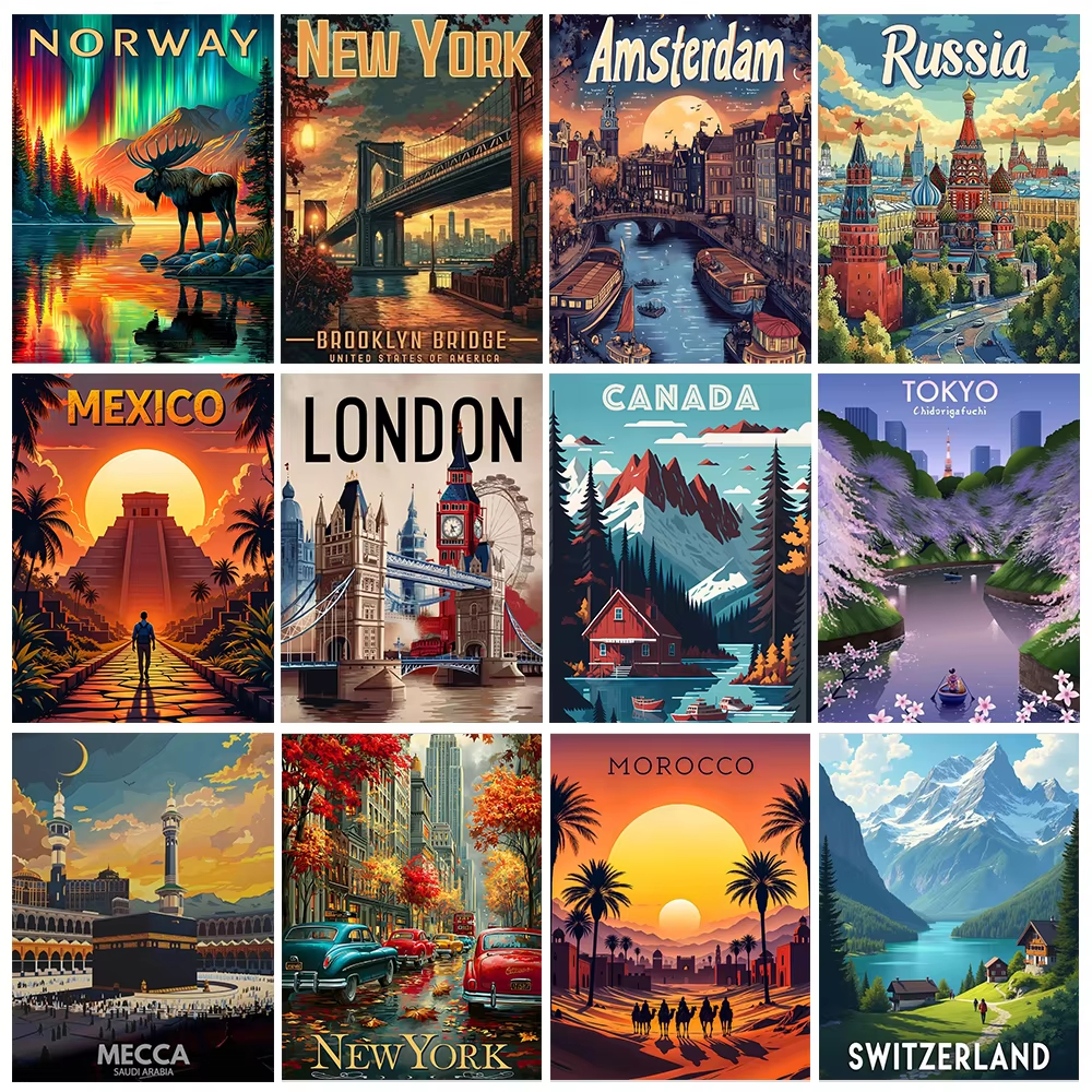Home Decor New York - World Famous Scenery 5D Diamond Painting