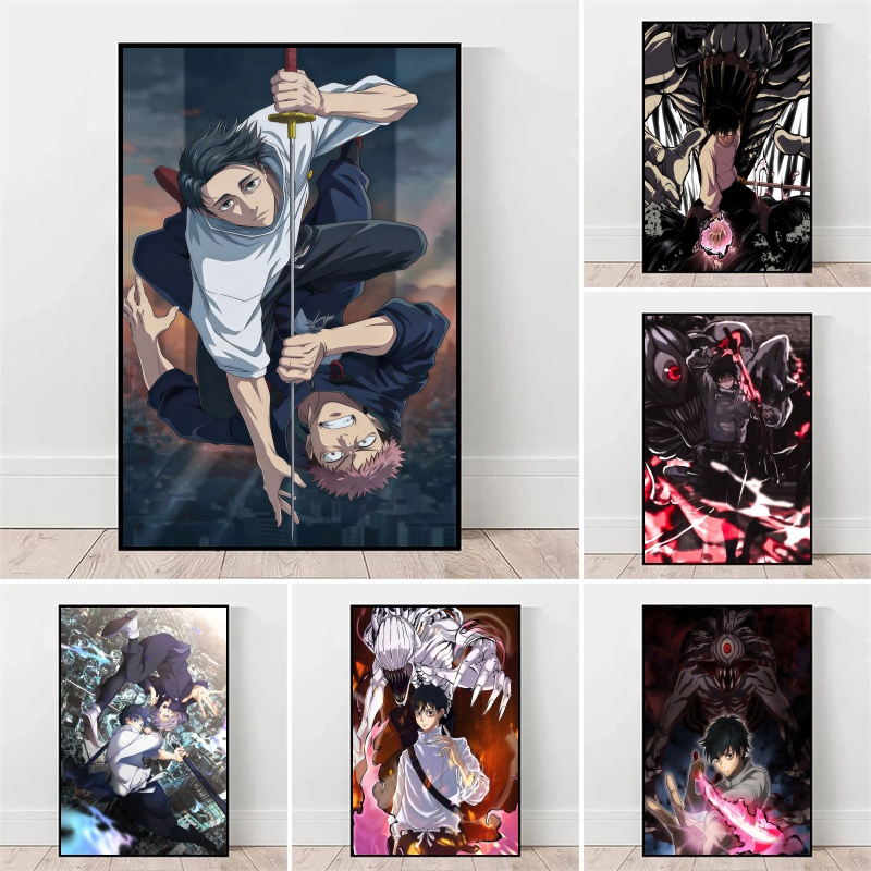 Home Decor Wall Pictures - Jujutsu Kaisen Yuta Okkotsu & Megumi