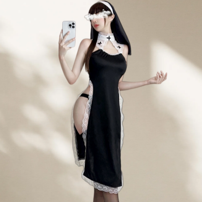 Home Decor In - Sexy Lingerie High Waist Lace Role-playing