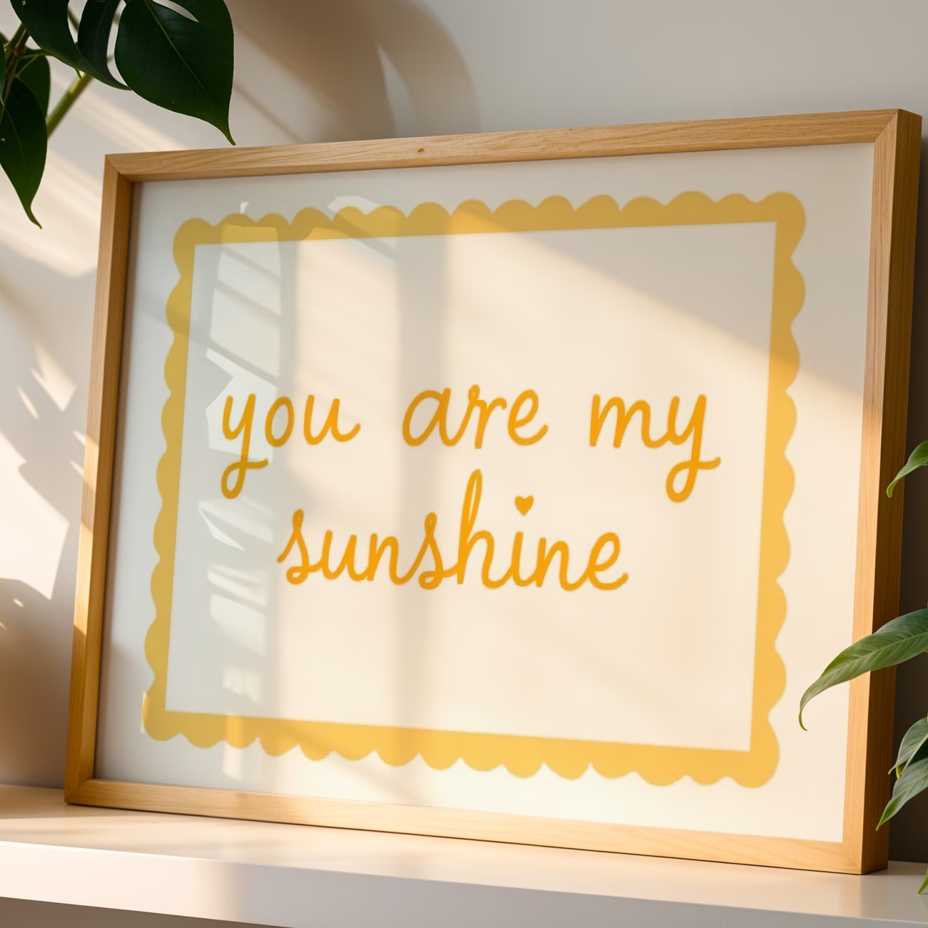 Home Decor Wall Pictures - Modern You Are My Sunshine Quote