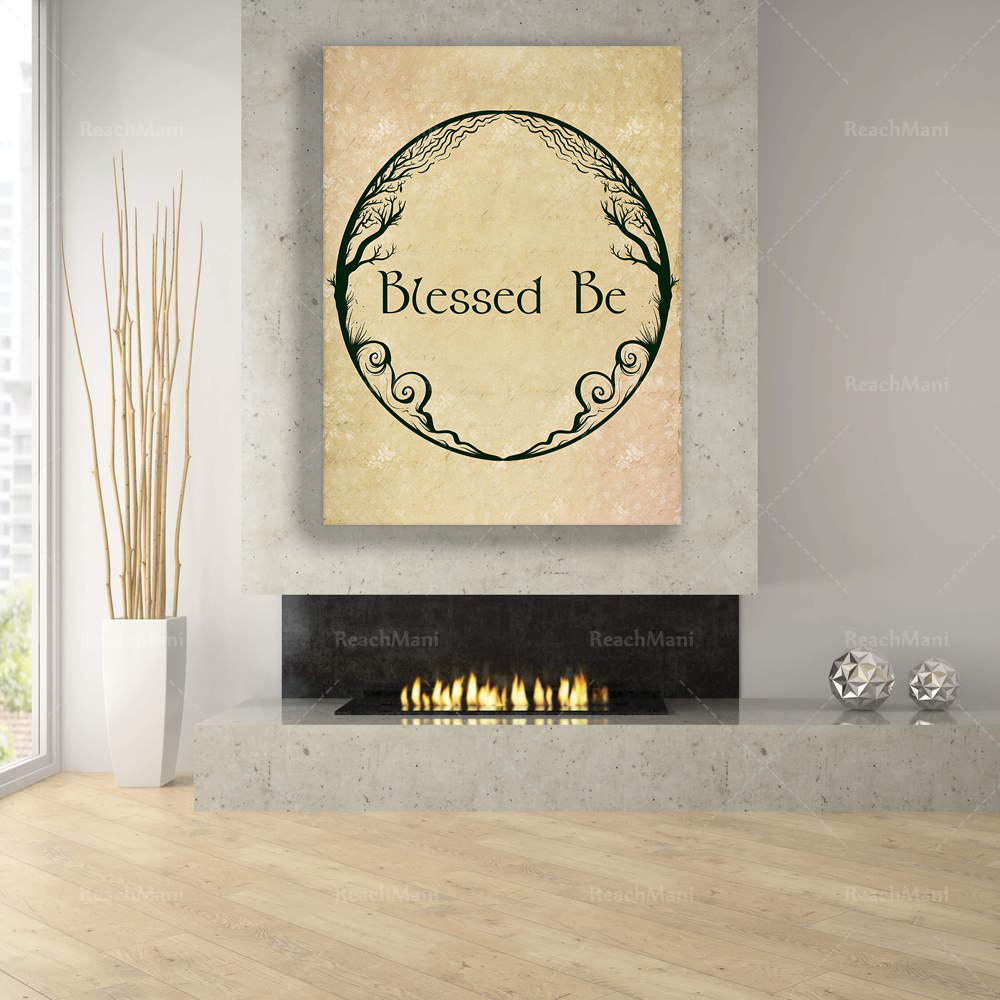 Home Decor Quotes Ideas - Blessings quote and tree of life