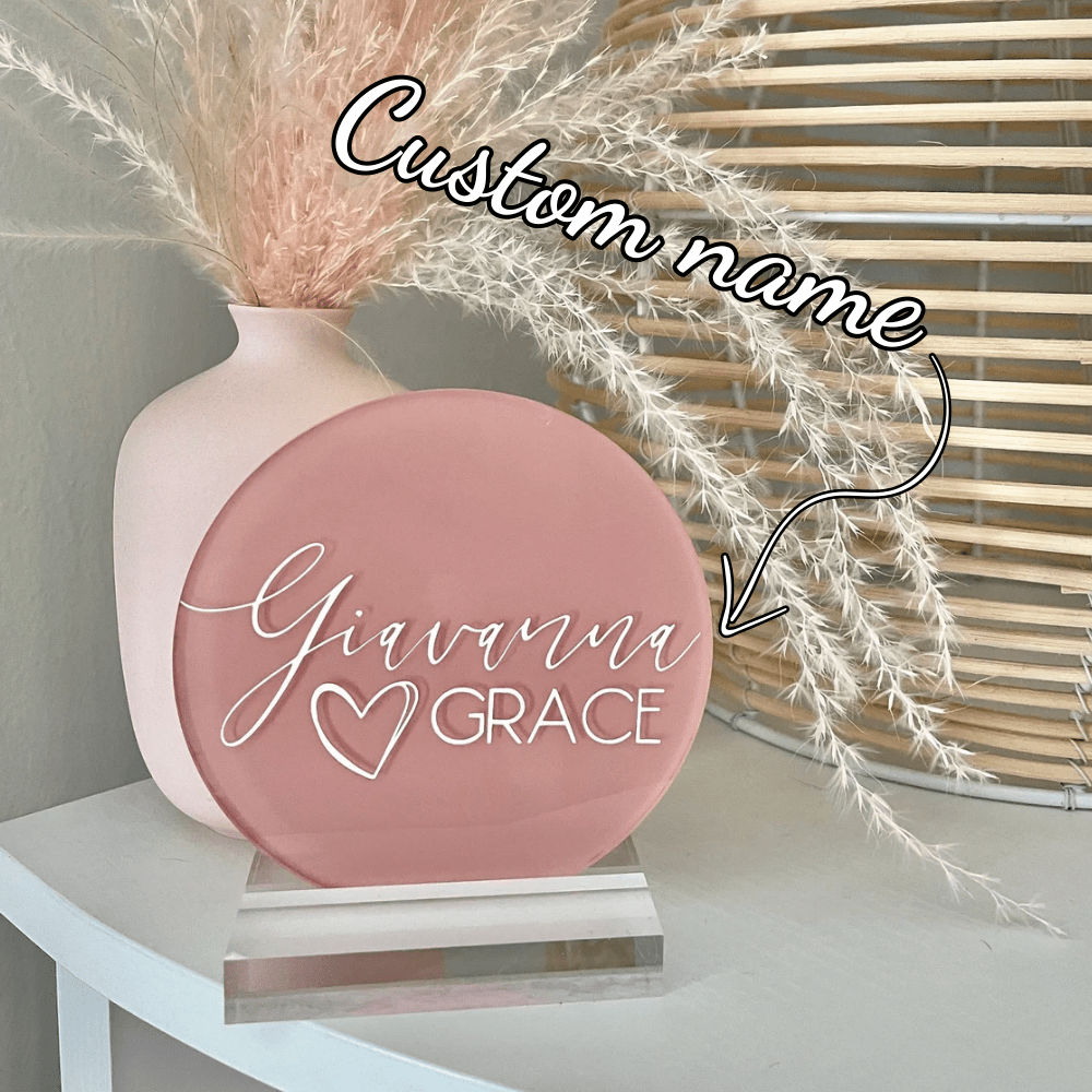 Home Decor Com - Custom Acrylic Ornament Customized Personalized Name
