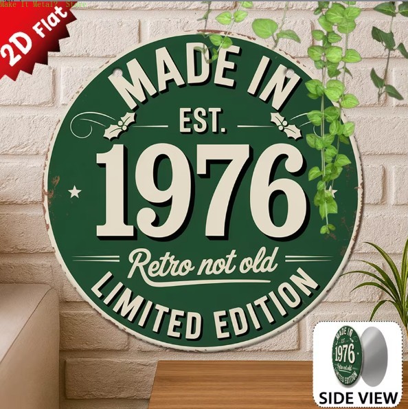 Home Decor Nz - Made in 1976 Retro Not Old