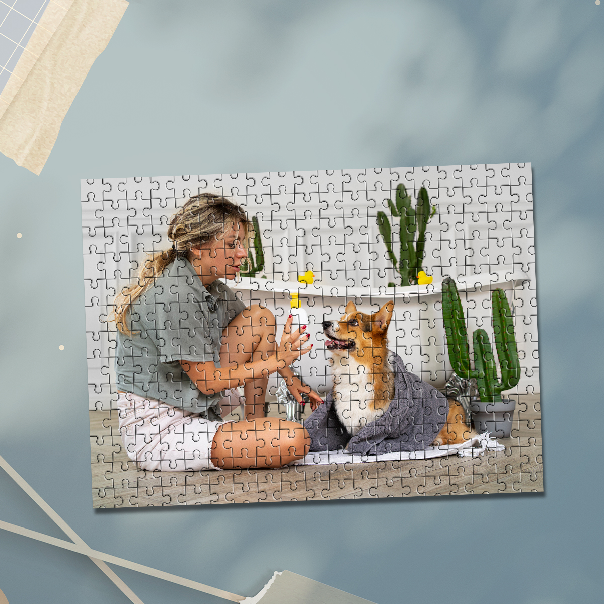 Home Decor Pt - 35/300/500/1000pcs Personalized Custom Photo Puzzle photo
