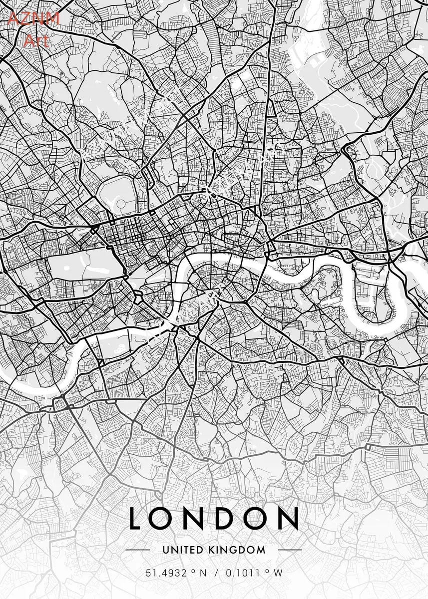 City Map Artwork Poster Paris  - đánh giá và giá Home Decor New York