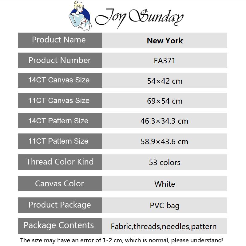 Joy Sunday Cross Stitch Kits 1 - đánh giá và giá Home Decor New York