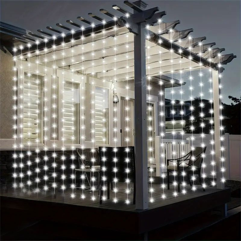 1pc 6x3/3x3/3x2/3x1m LED Curta - đánh giá và giá Fairy Lights Bedroom