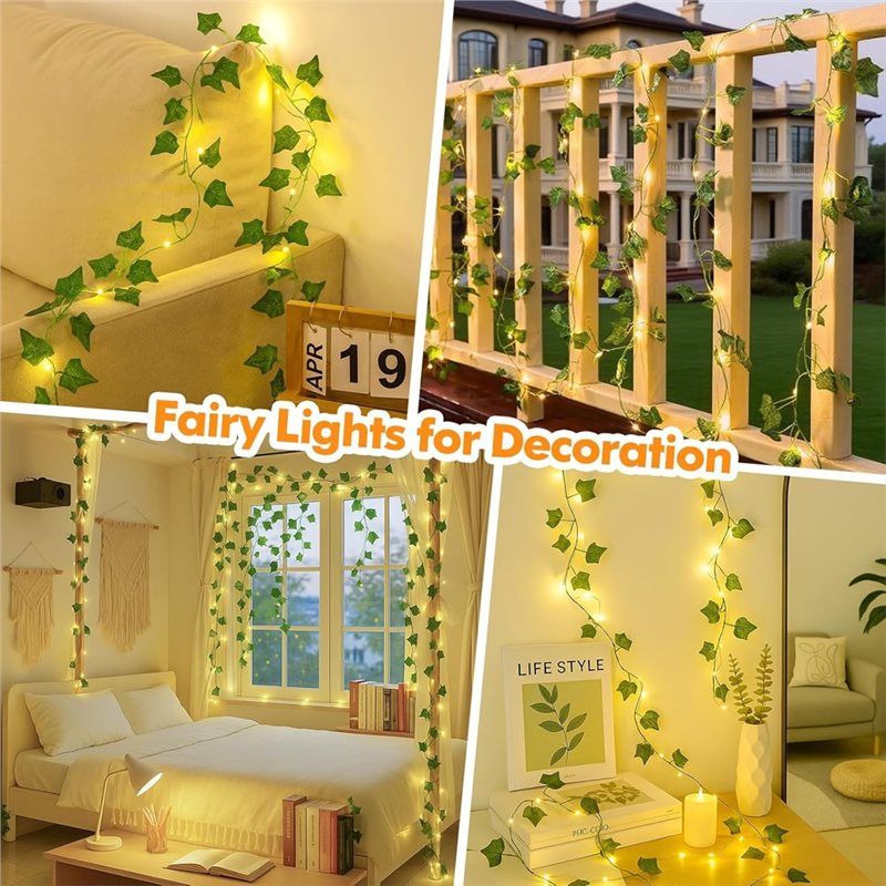 Battery Operated 33Ft 100 LED  - đánh giá và giá Fairy Lights Bedroom