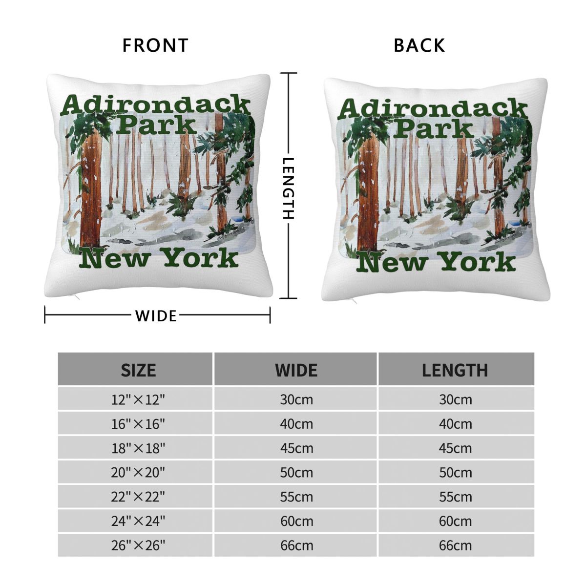 Adirondack Park New York Pillo - đánh giá và giá Home Decor New York
