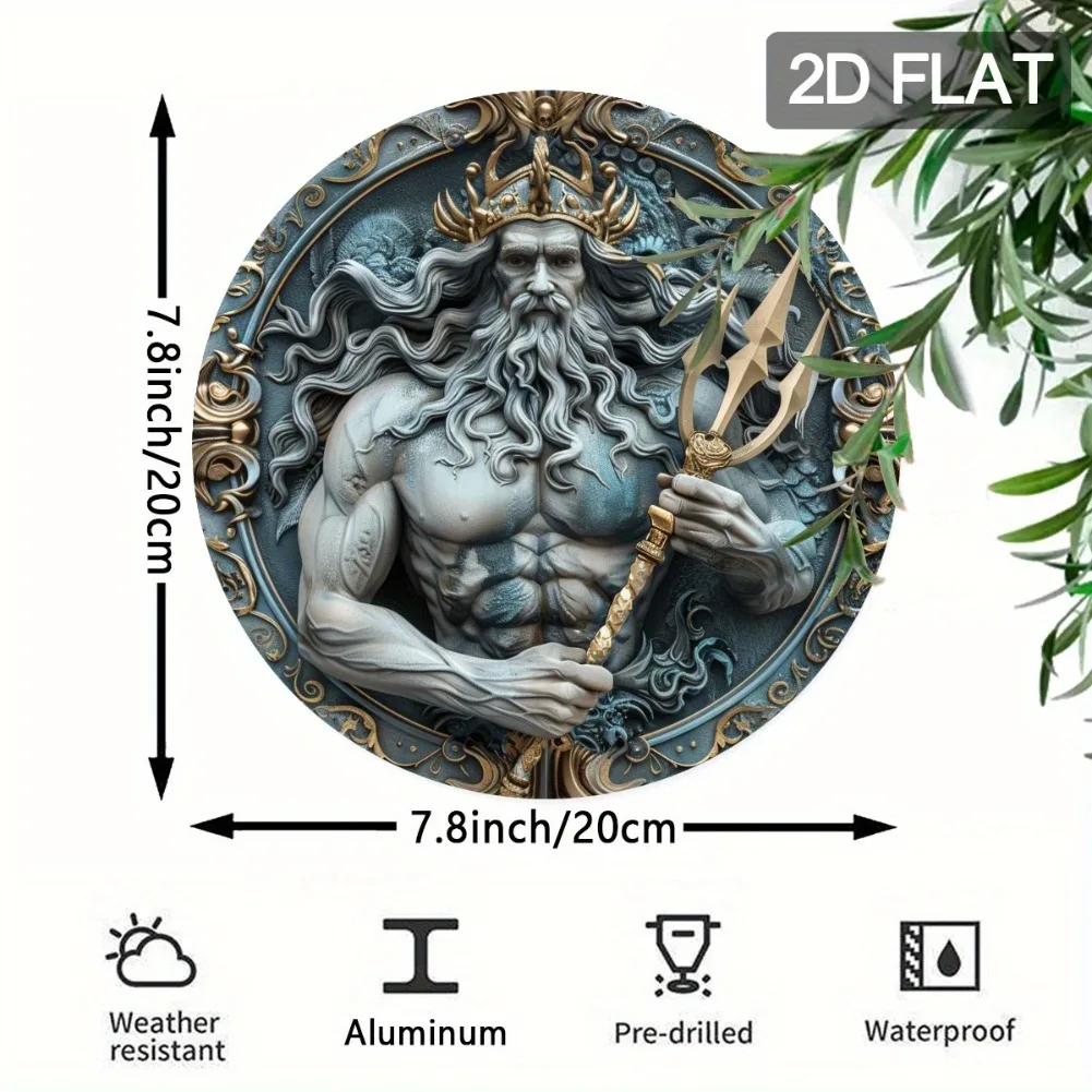 2D Flat, 1pc 2D Flat Poseidon  - đánh giá và giá Home Decor Nz