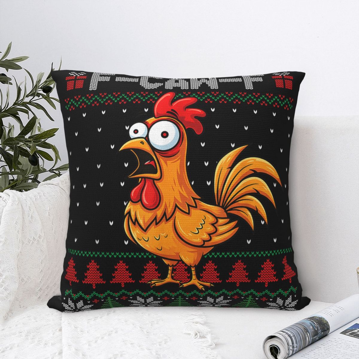 F-Caw-F Funny Chicken Humor Qu - đánh giá và giá Home Decor Quotes Ideas