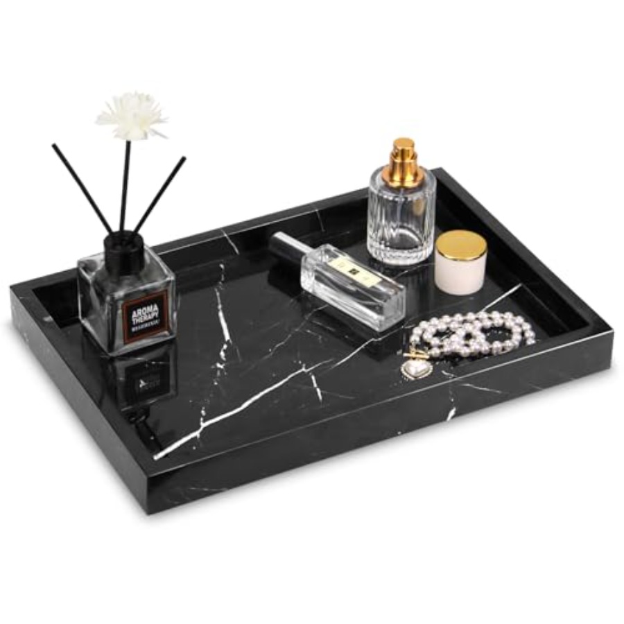 Marble Bathroom Vanity Tray, N - đánh giá và giá Home Decor In
