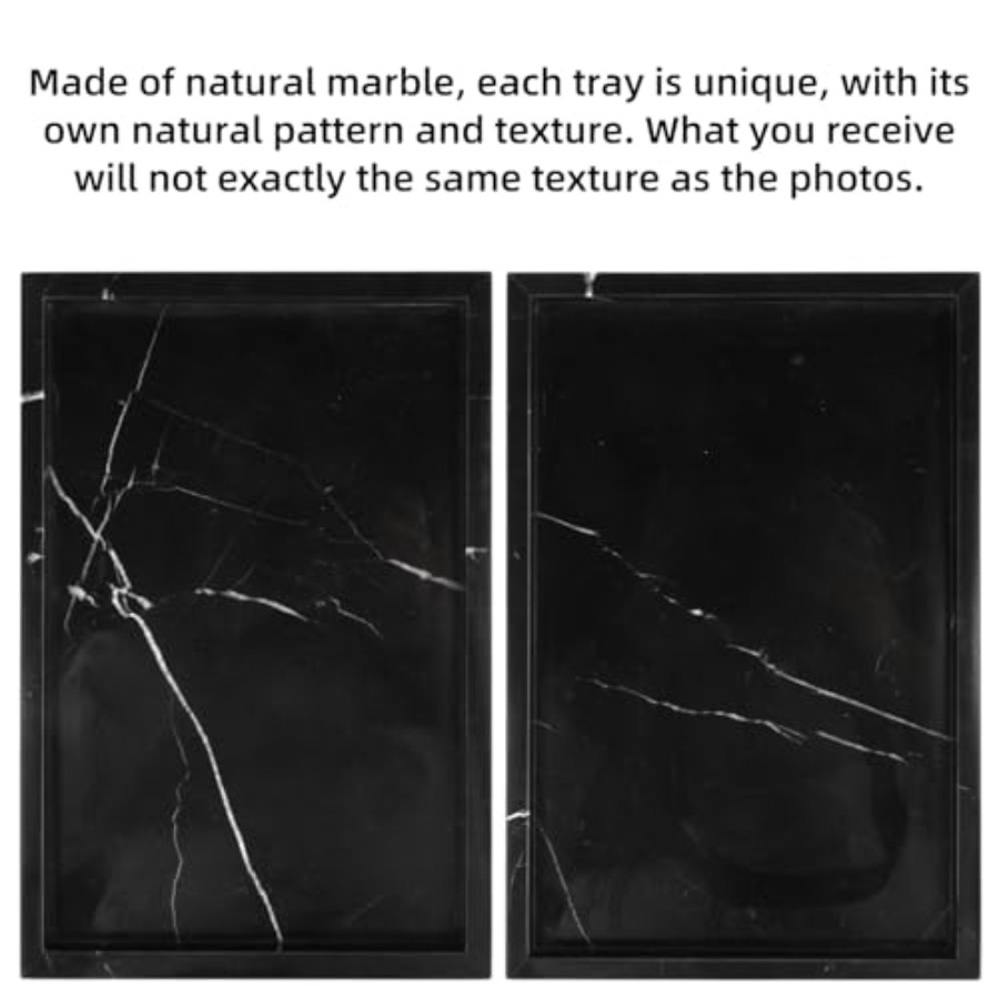 Marble Bathroom Vanity Tray, N - đánh giá và giá Home Decor In