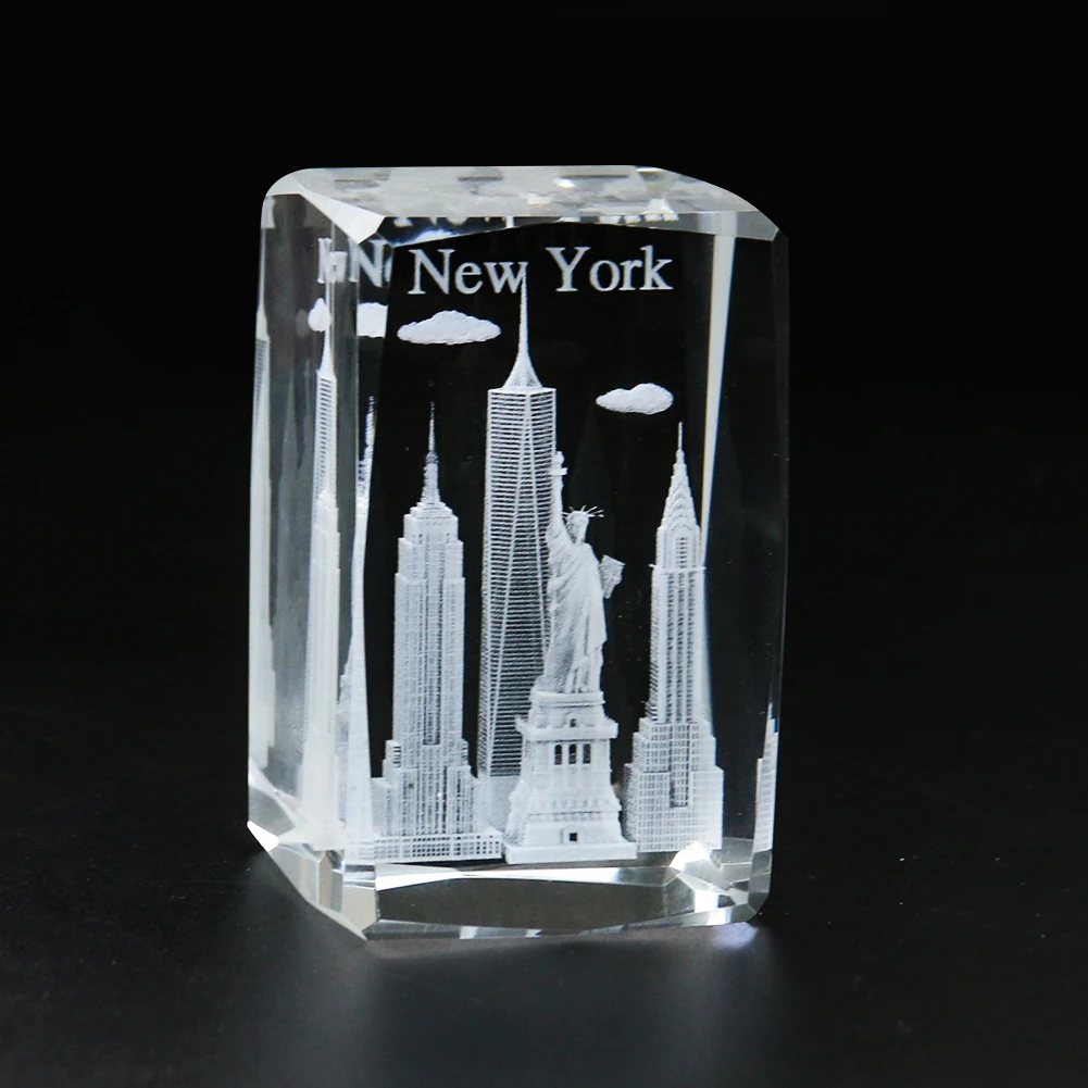 1PC 3D Crystal Carving Empire  - đánh giá và giá Home Decor New York
