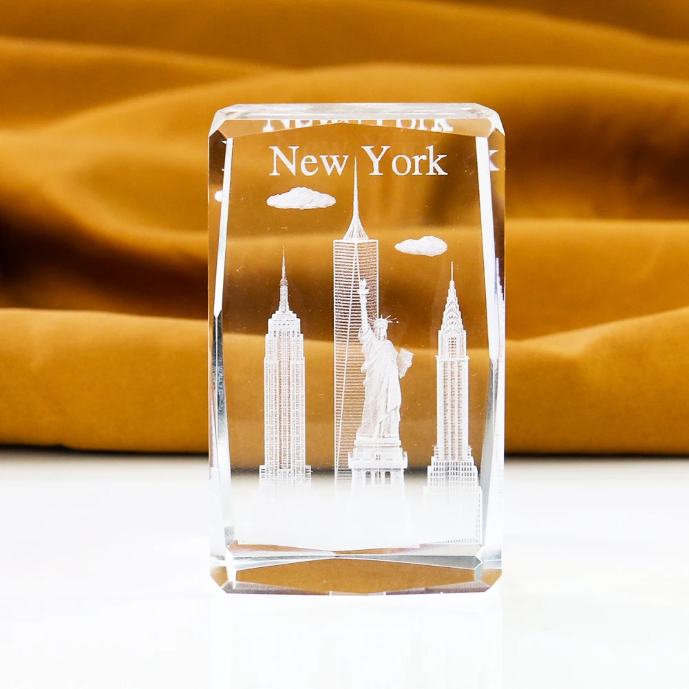 1PC 3D Crystal Carving Empire  - đánh giá và giá Home Decor New York