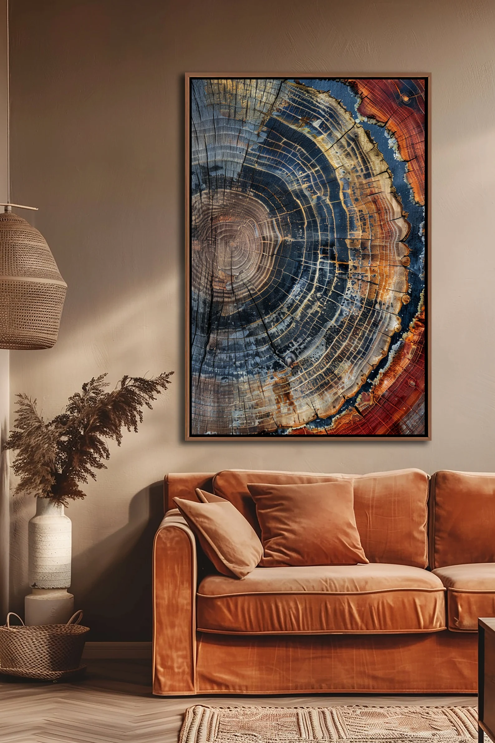 Tree Ring Framed Wall Art, Abs - đánh giá và giá Home Decor Nz