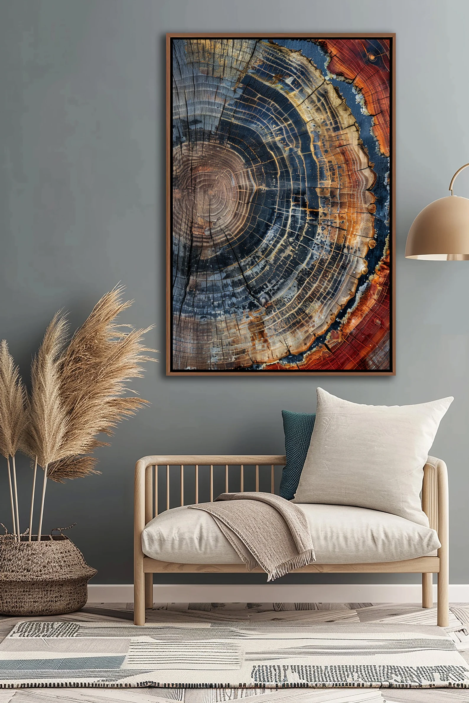 Tree Ring Framed Wall Art, Abs - đánh giá và giá Home Decor Nz