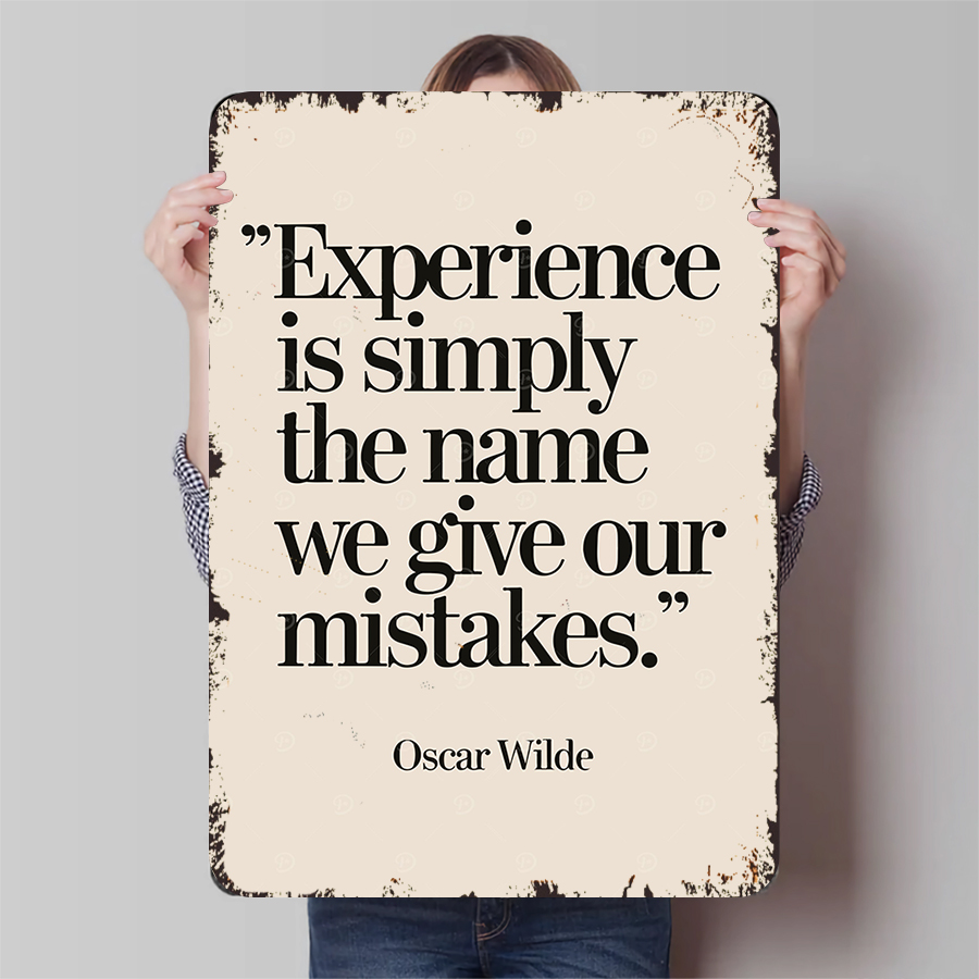 Oscar Wilde Quote Experience M - đánh giá và giá Home Decor Quotes Ideas