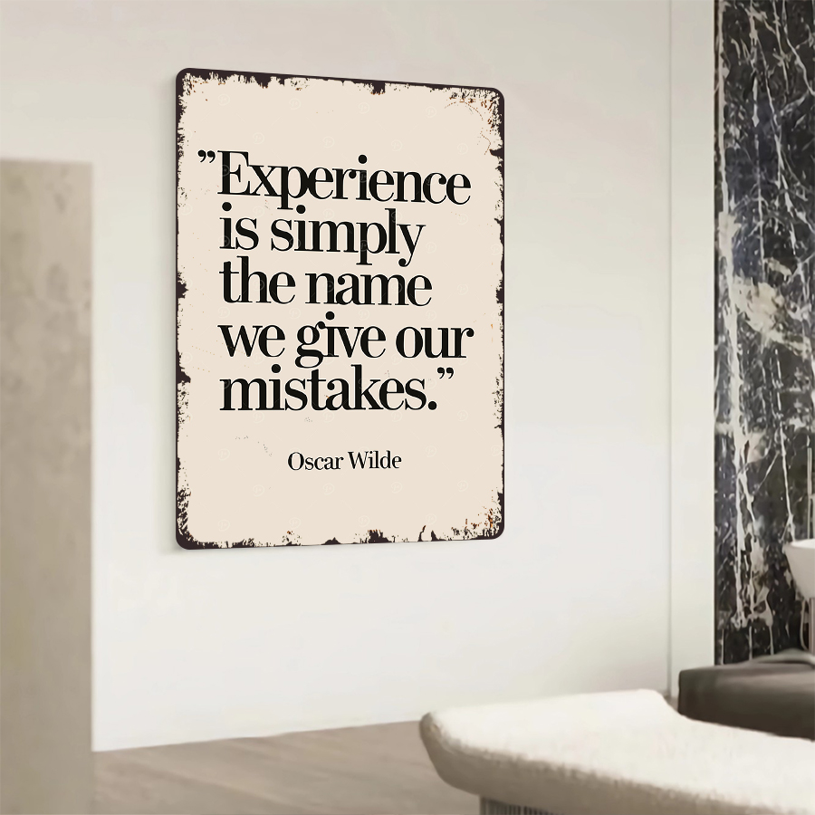 Oscar Wilde Quote Experience M - đánh giá và giá Home Decor Quotes Ideas