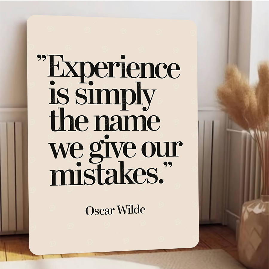 Oscar Wilde Quote Experience M - đánh giá và giá Home Decor Quotes Ideas