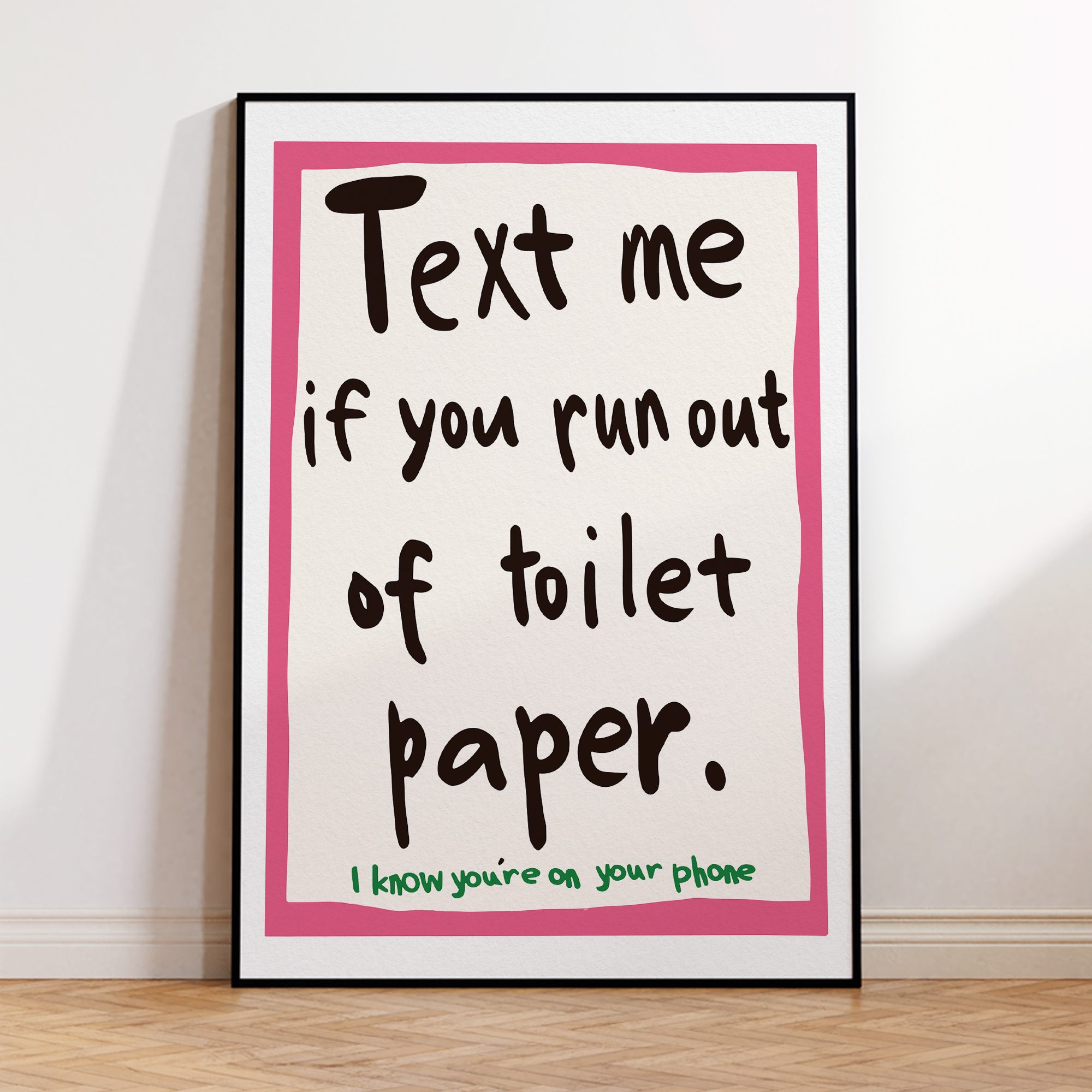 Modern Text Me If You Run Out  - đánh giá và giá Home Decor Nz
