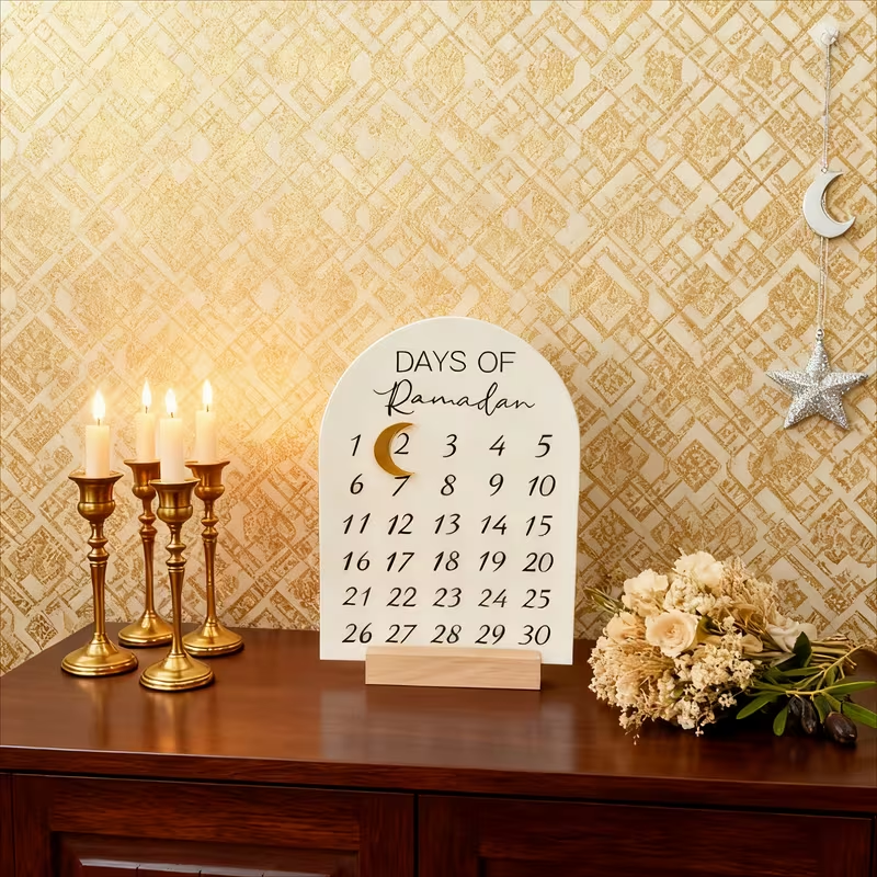 Acrylic Ramadan 30 Days Countd - đánh giá và giá Home Decor Ramadan