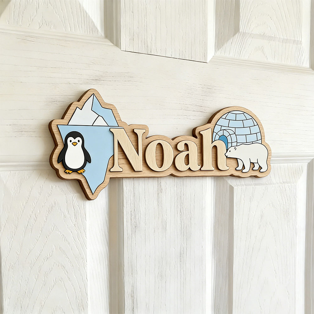 Arctic Penguin & Polar Bear Cu - đánh giá và giá Home Decor Wall Pictures
