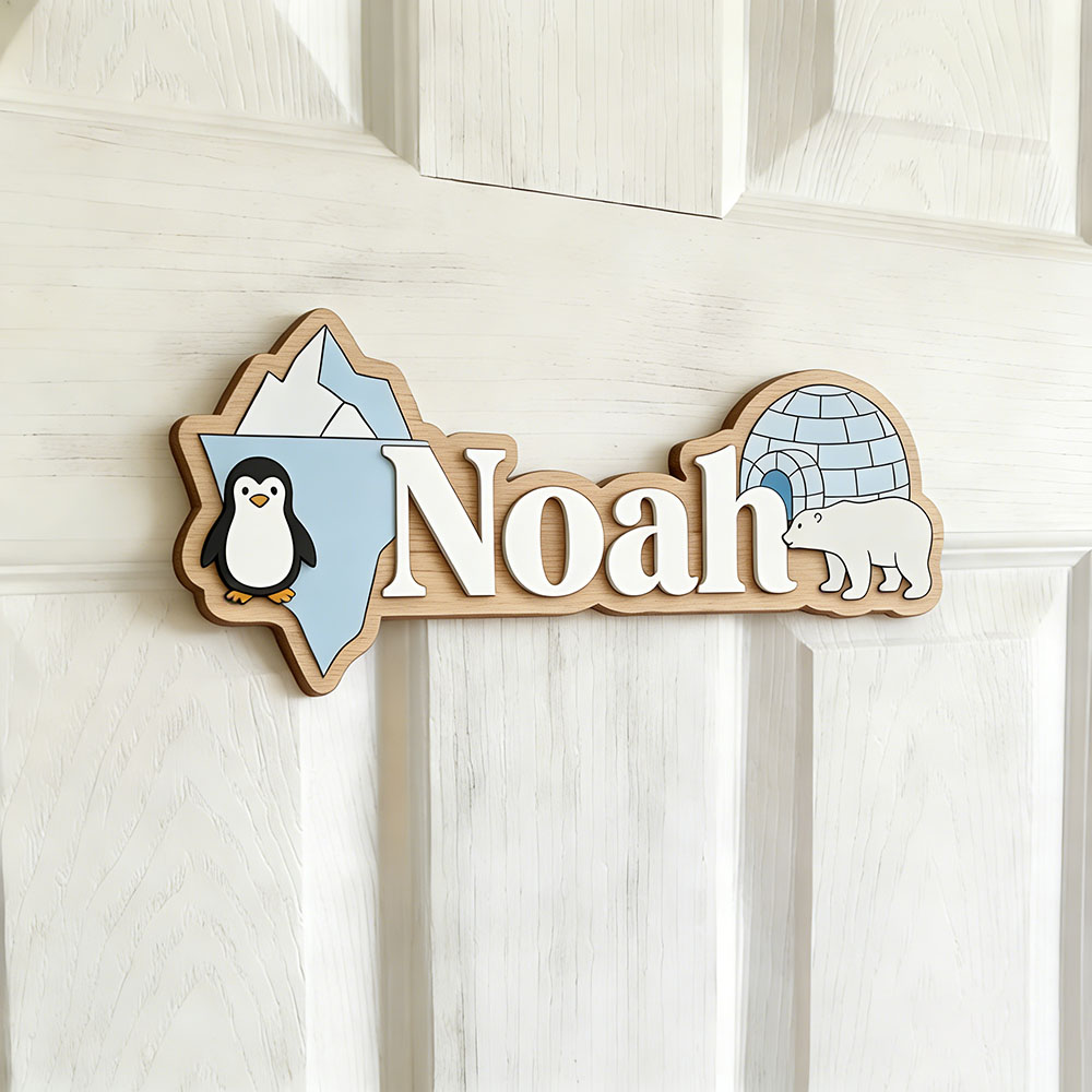 Arctic Penguin & Polar Bear Cu - đánh giá và giá Home Decor Wall Pictures