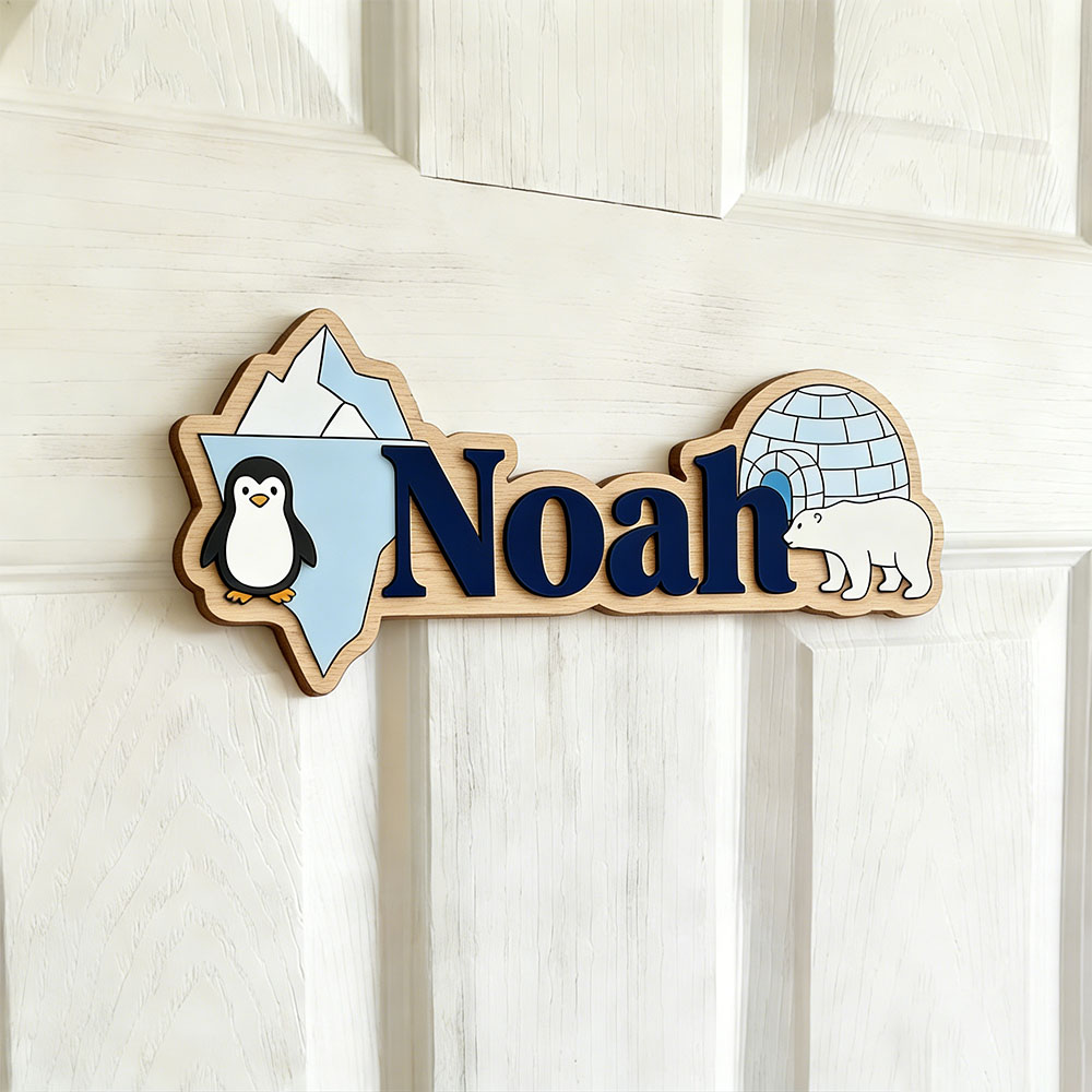 Arctic Penguin & Polar Bear Cu - đánh giá và giá Home Decor Wall Pictures