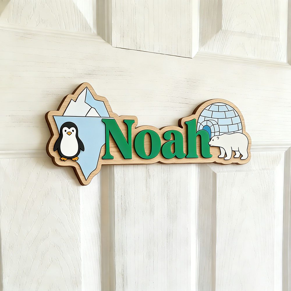 Arctic Penguin & Polar Bear Cu - đánh giá và giá Home Decor Wall Pictures