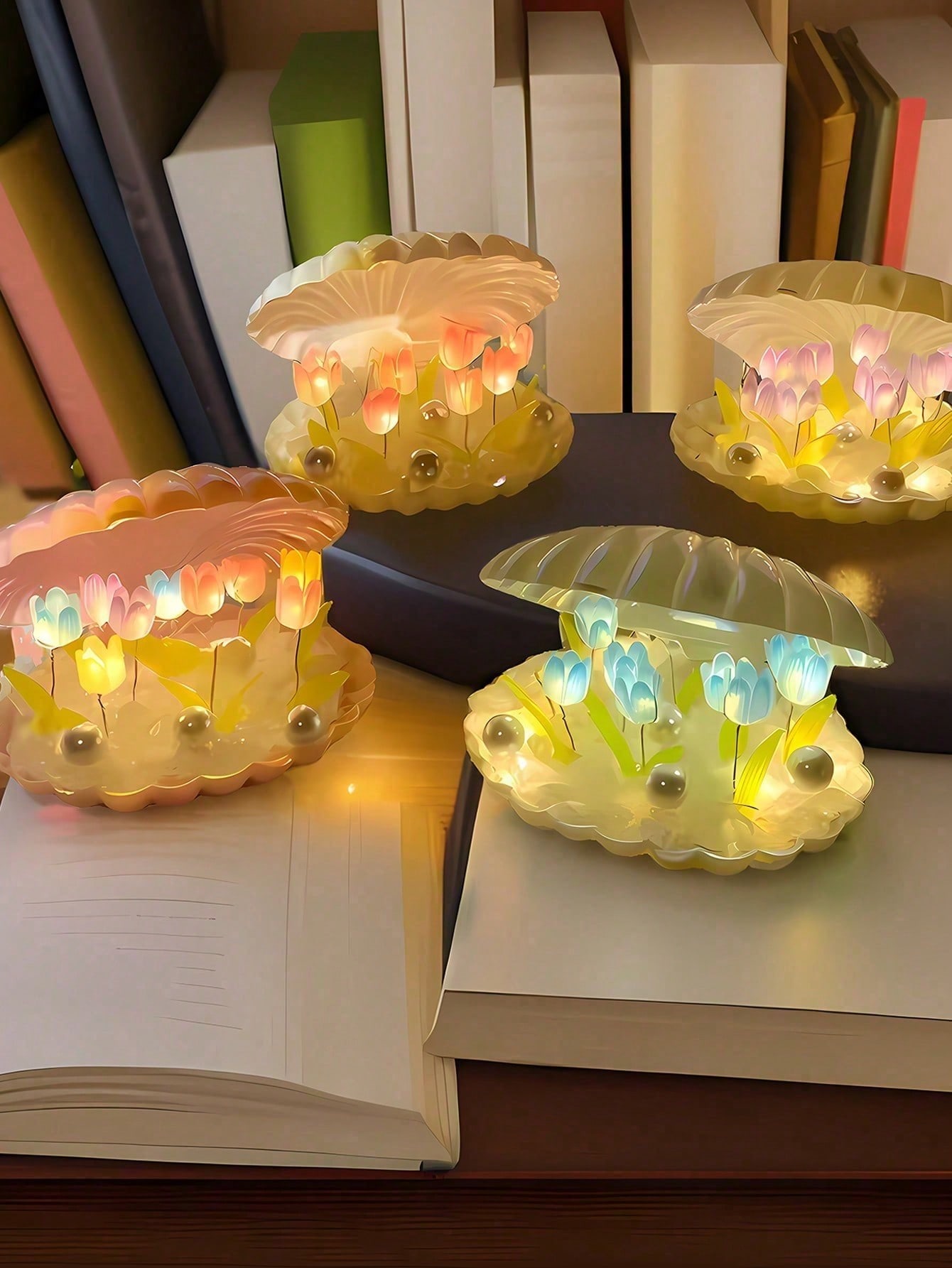 DIY Tulip Night Light - 20 Tul - đánh giá và giá Fairy Lights Bedroom