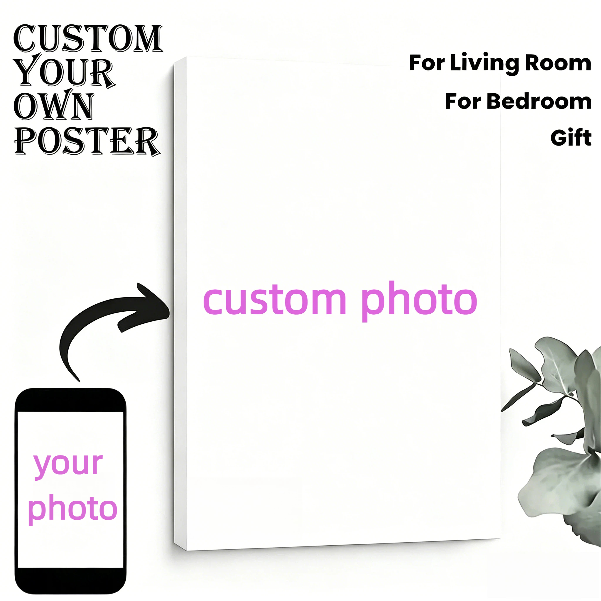 Custom Personal Photo Canvas W - đánh giá và giá Home Decor Wall Pictures