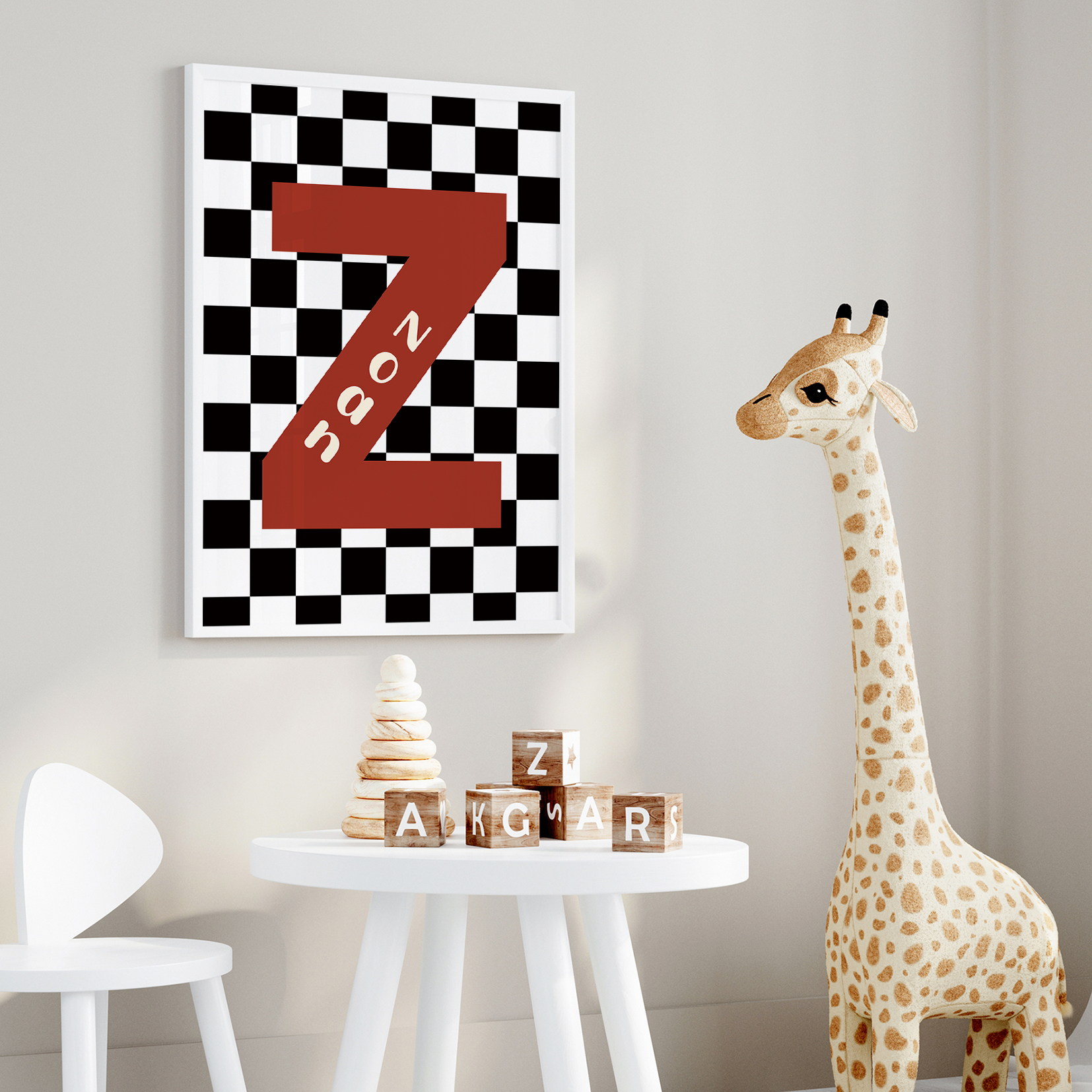 3pcs Personalized Custom Name  - đánh giá và giá Home Decor Wall Pictures