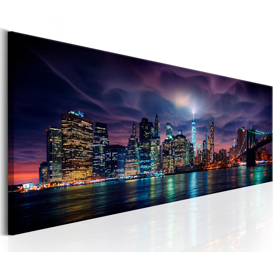 New York night landscape Large - đánh giá và giá Home Decor New York