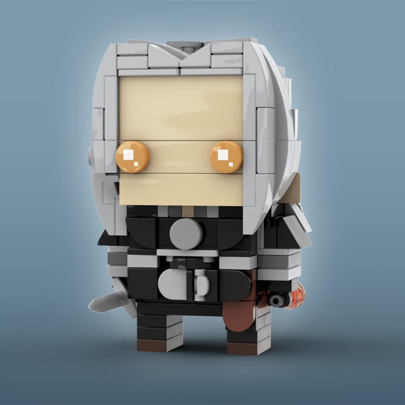 219pcs MOC Geralt Rivia Brickh - đánh giá và giá Home Decor Netflix