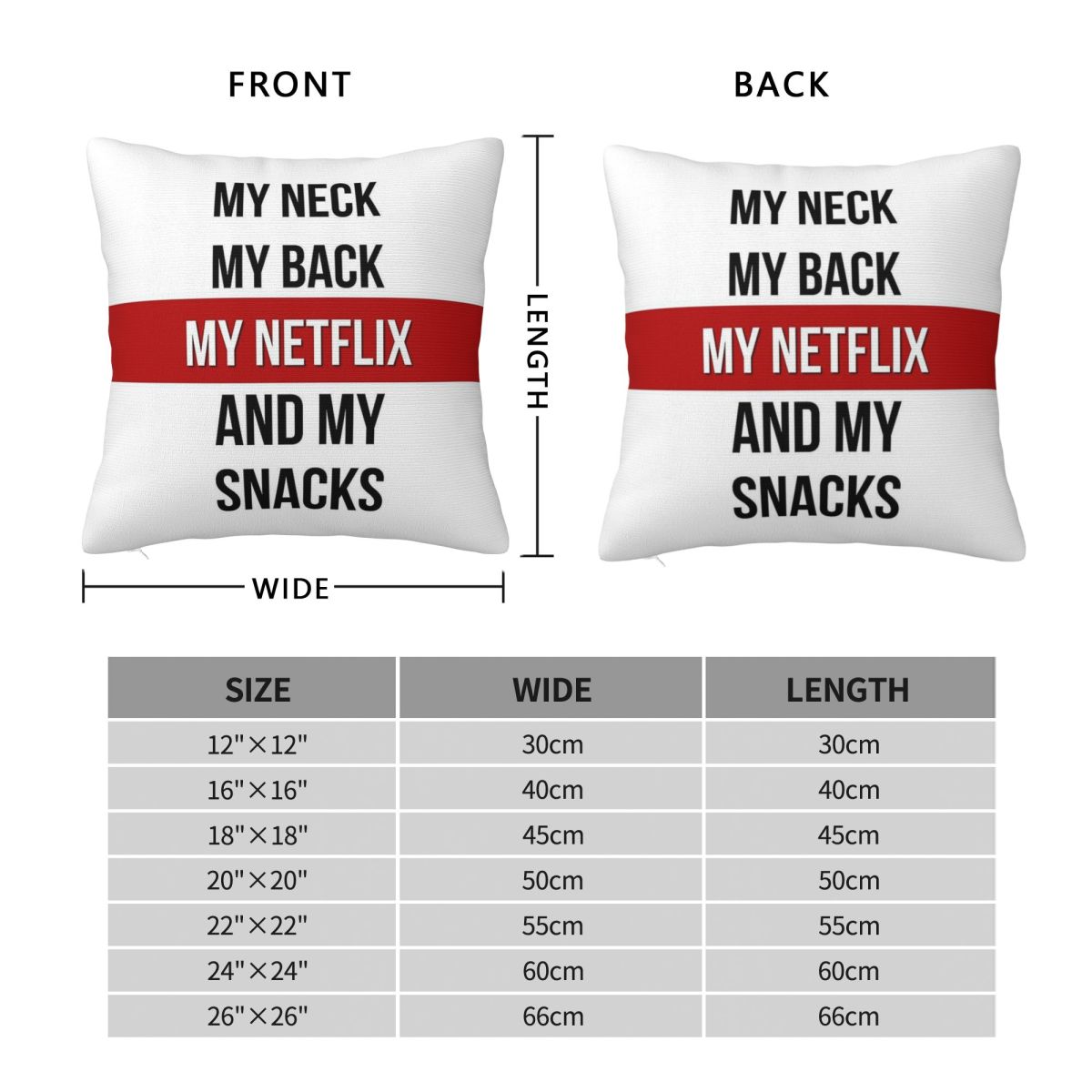 My Neck My Back My Netflix My  - đánh giá và giá Home Decor Netflix