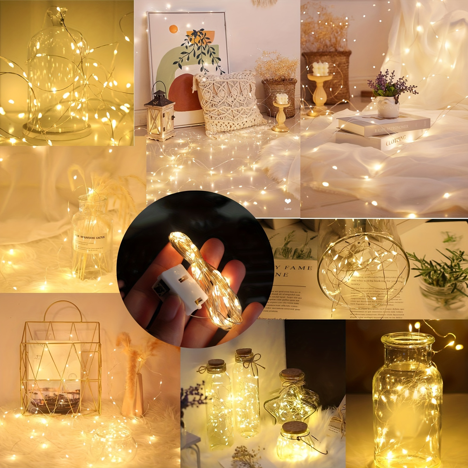 8Pcs 8colors Fairy Lights Stri - đánh giá và giá Fairy Lights Bedroom
