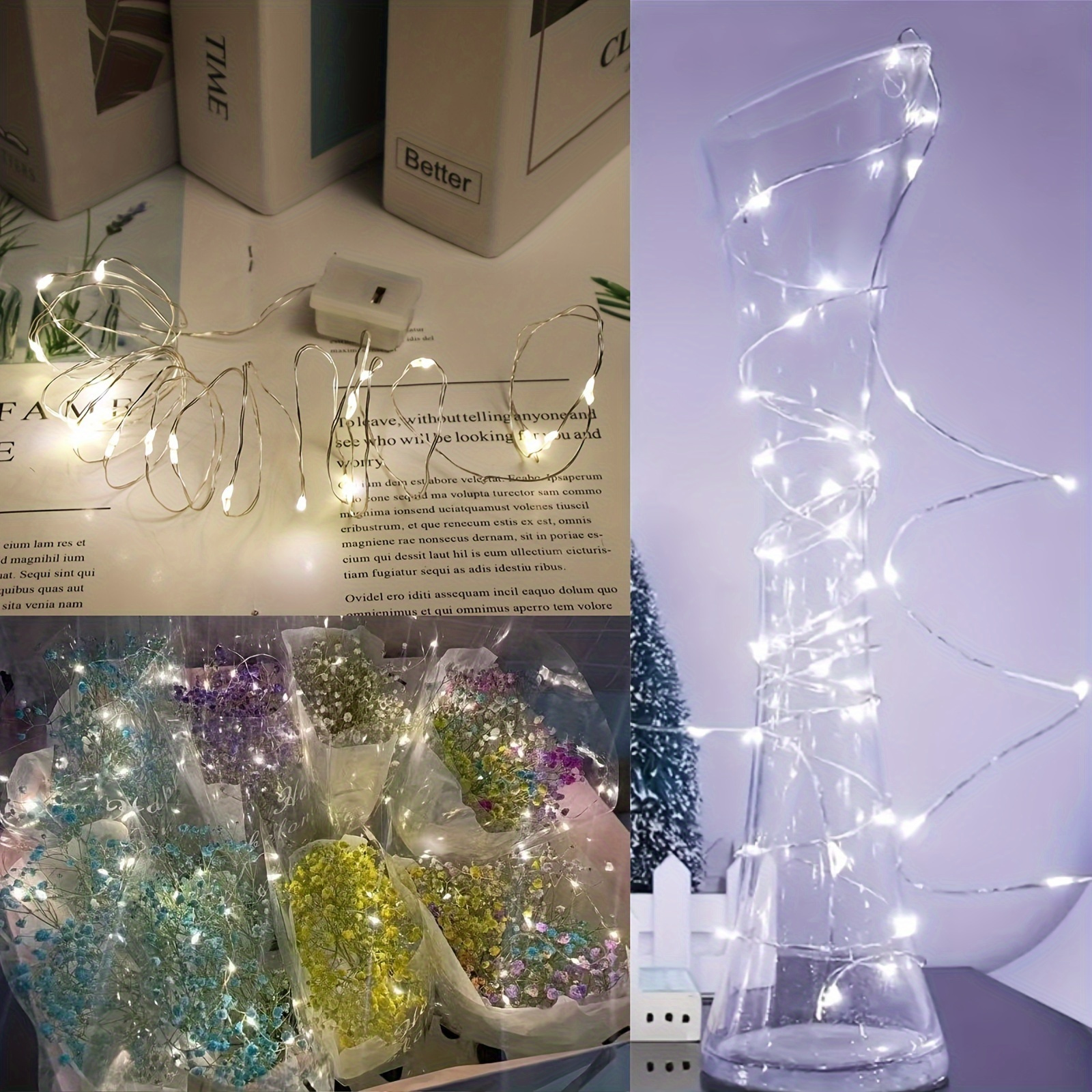 8Pcs 8colors Fairy Lights Stri - đánh giá và giá Fairy Lights Bedroom