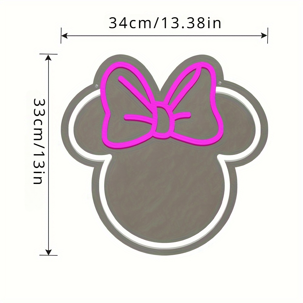 Disney Minnie Mouse LED Neon S - đánh giá và giá Home Decor Disney