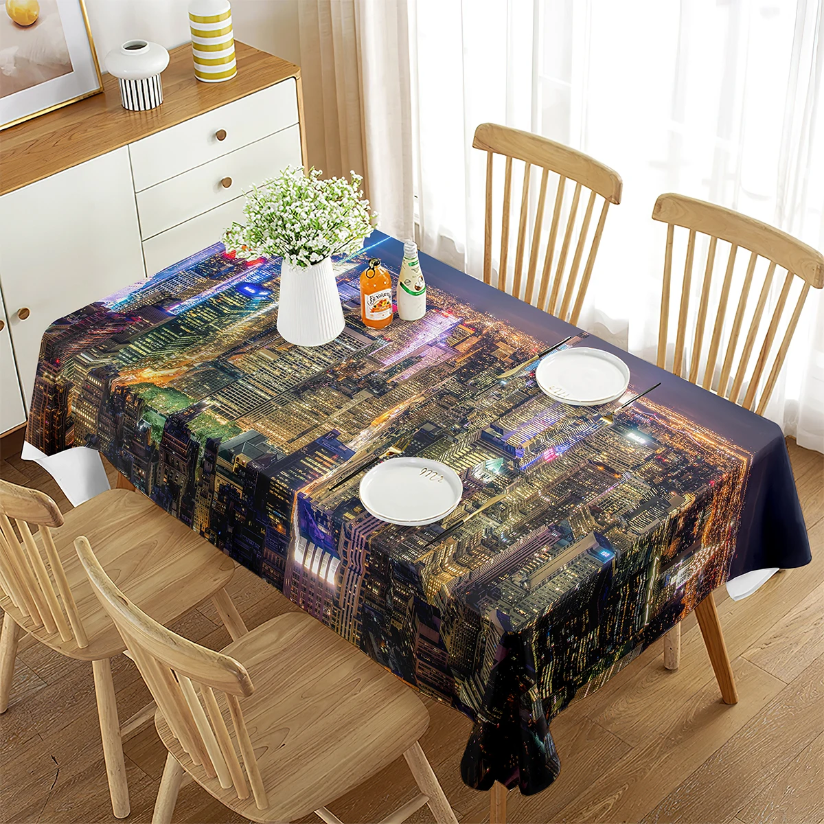 New York Tablecloth Rectangula - đánh giá và giá Home Decor New York