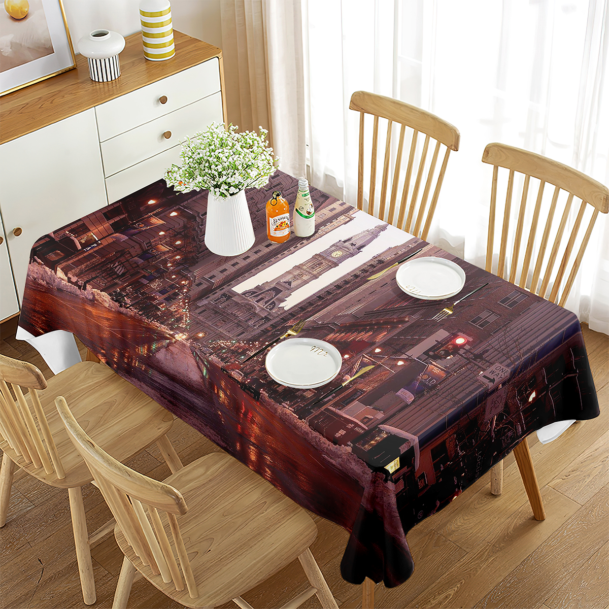New York Tablecloth Rectangula - đánh giá và giá Home Decor New York