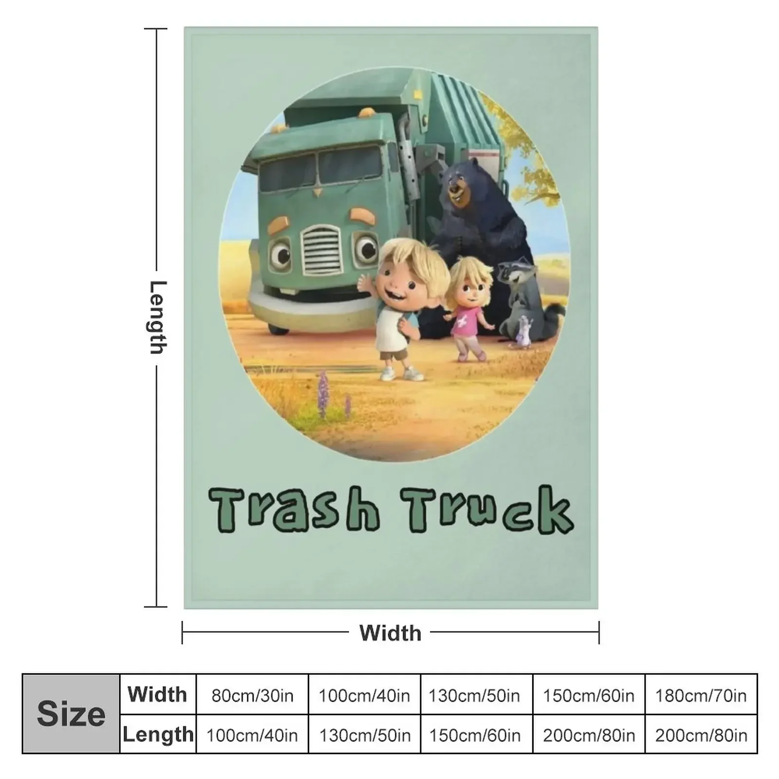 Trash Truck Netflix animation  - đánh giá và giá Home Decor Netflix