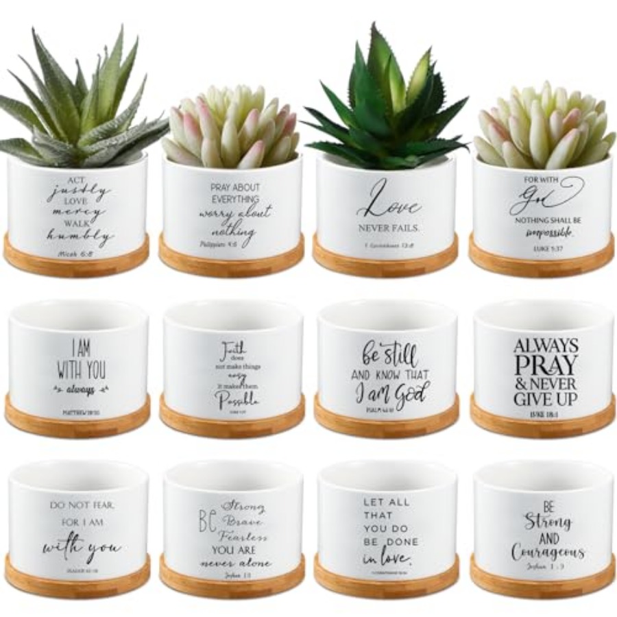 24 Set Christian Easter Gift B - đánh giá và giá Succulent Planter Pot