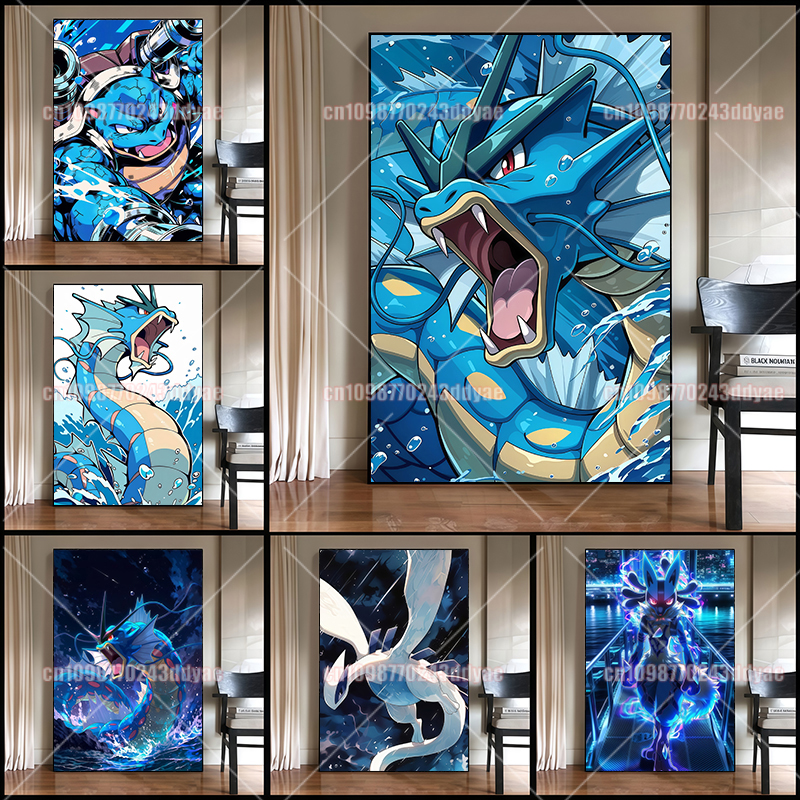 Anime Pokemon Canvas Painting  - đánh giá và giá Home Decor Wall Pictures