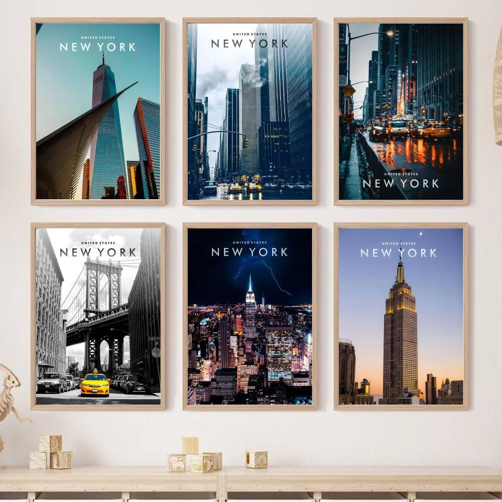 New York City Landscape Paper  - đánh giá và giá Home Decor New York