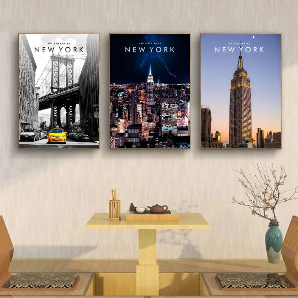 New York City Landscape Paper  - đánh giá và giá Home Decor New York