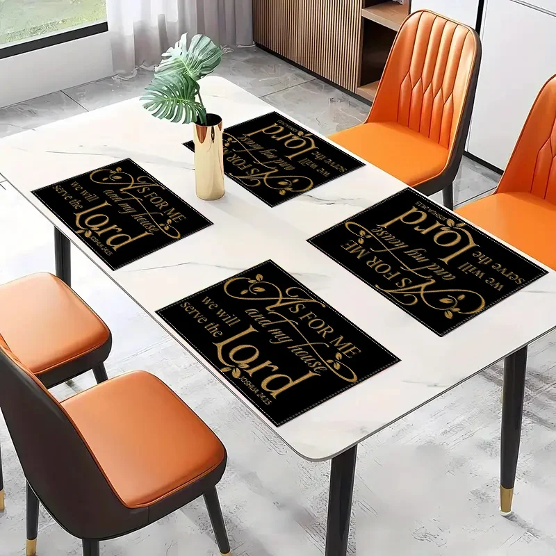 4Pcs Inspirational Linen Place - đánh giá và giá Home Decor Quotes Ideas