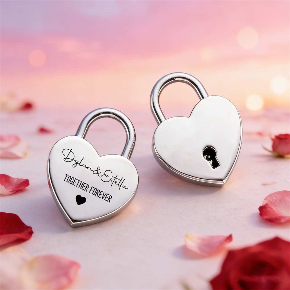 Custom Name Heart-Shaped Padlo - đánh giá và giá Home Decor Com