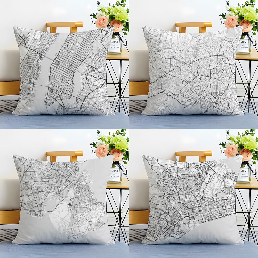 Vintage Black and white map of - đánh giá và giá Home Decor New York